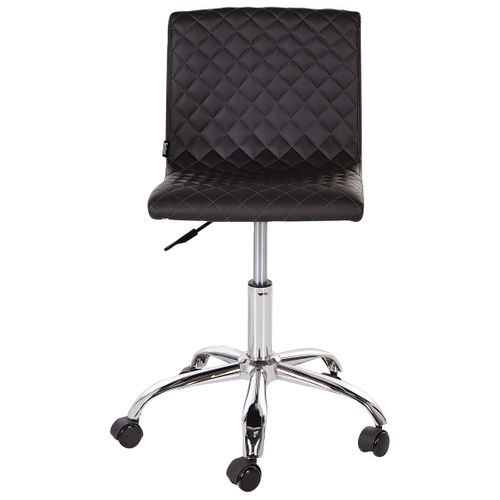 Chaise De Bureau Orlando simili Noir