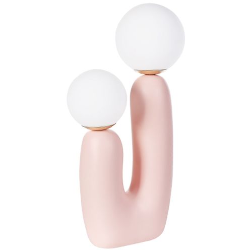 Lampe À Poser Tulun Rose Pastel