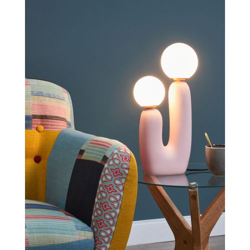 Lampe À Poser Tulun Rose Pastel