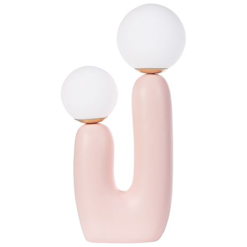 Lampe À Poser Tulun Rose Pastel