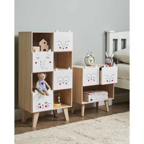 Bibliothèque 4 Étagères Rupert 79 Cm Marron Clair