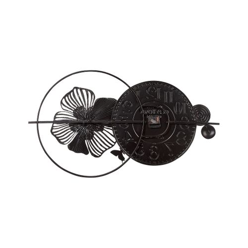 Horloge Murale Berkerium 90 Cm Métal Bleu