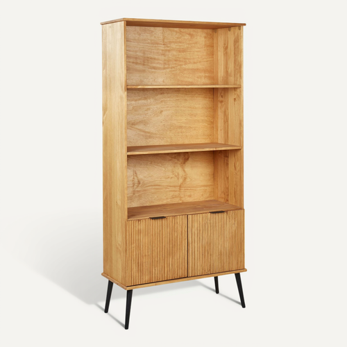 Bibliothèque Timmins Bois De Pin 190 Cm Marron