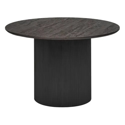 Table De Repas Sheho Noir 120 Cm 120 Cm