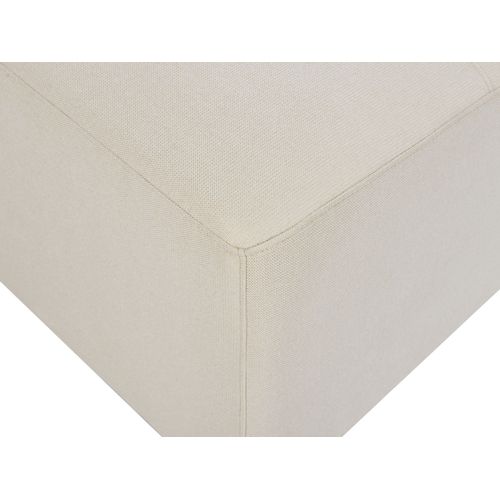 Pouf Kohlo Tissu Beige Clair