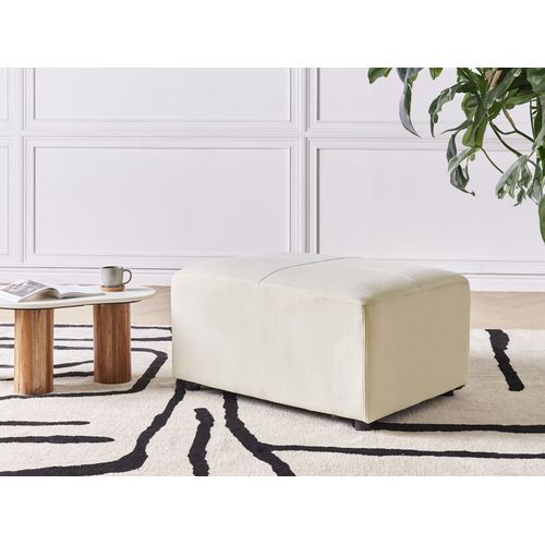 Pouf Kohlo Tissu Beige Clair