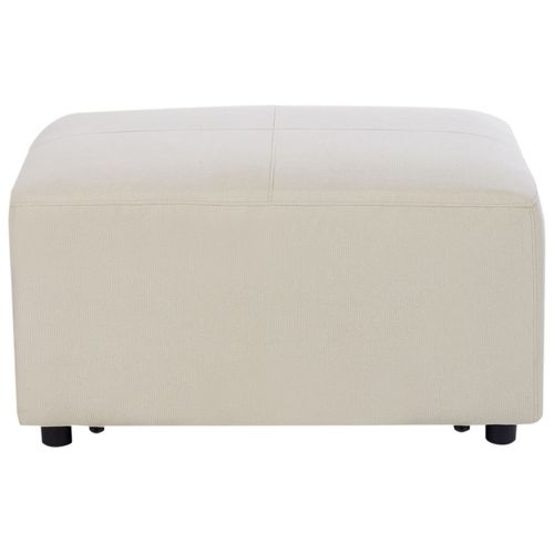 Pouf Kohlo Tissu Beige Clair