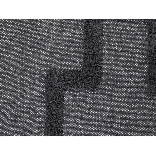 Couverture Chack Coton 220 X 240 Cm Gris Foncé