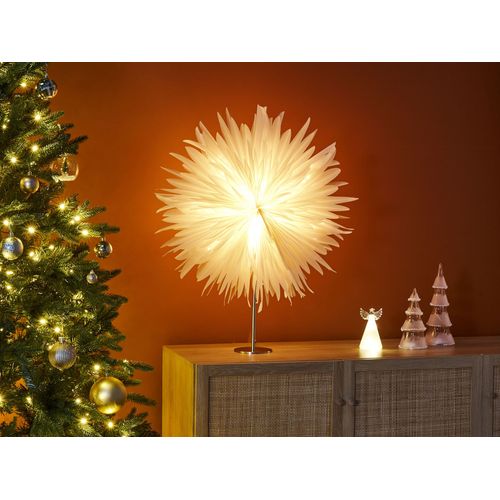 Décoration De Noël Lampe à Poser Satopanth étoile 70 Cm Blanc