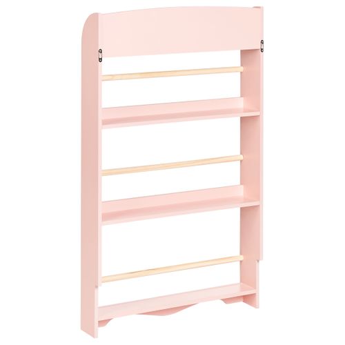Bibliothèque Murale Liloet 100 Cm Rose Pastel