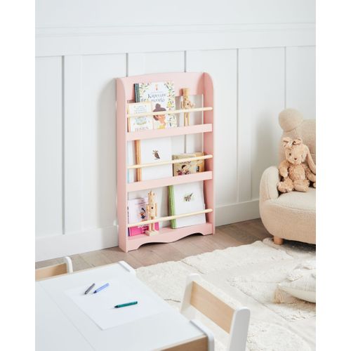 Bibliothèque Murale Liloet 100 Cm Rose Pastel