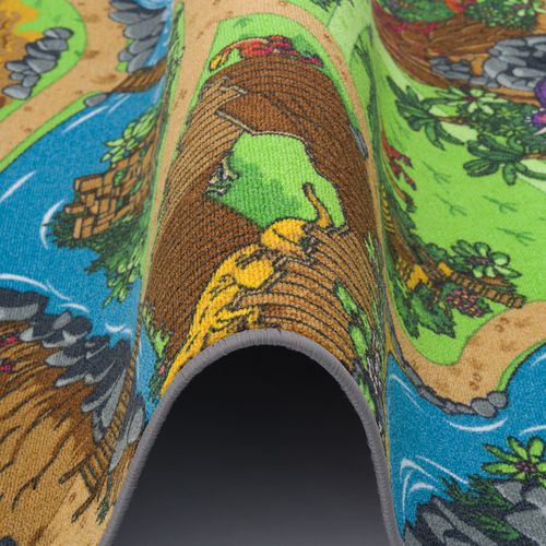 Tapis Rues Réversible 200x250cm Gris