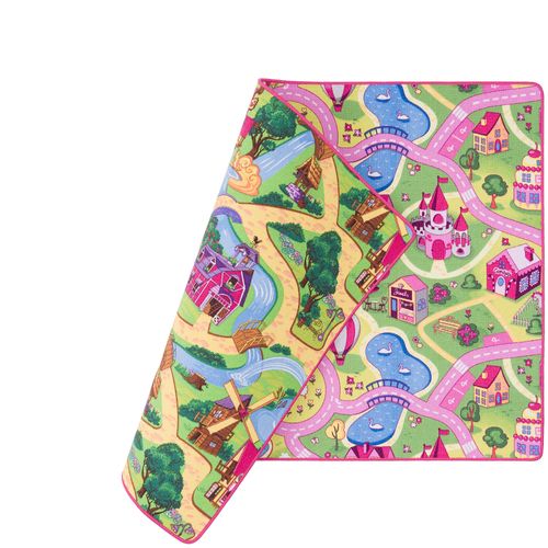 Tapis Rues Réversible 160x240cm Rose