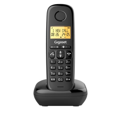 Téléphone Sans Fil Dect Basic 100 - Écran 1,5" Rétroéclairé, Mains-libres, Blocage D'appels