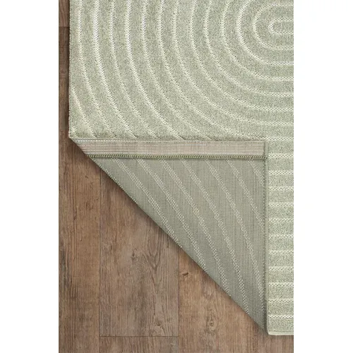 Tapis Santo Plus Moderne Design Boho, Vert, 140x200 Cm