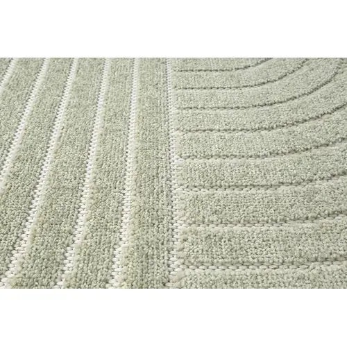 Tapis Santo Plus Moderne Design Boho, Vert, 140x200 Cm