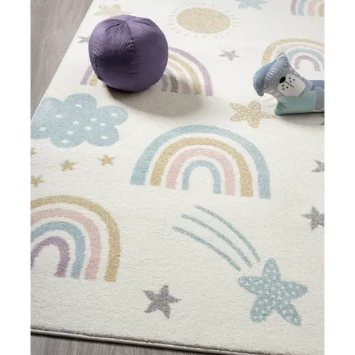 Tapis Beat Kids Moderne Et Doux Enfant, Crème, 120x170 Cm
