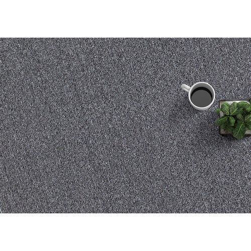 Tapis Natal Moderne Uni Anti-salissures, Anthracite, 160x230 Cm