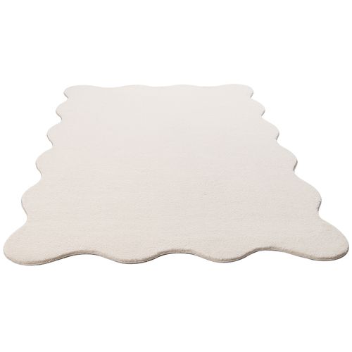 Tapis Relax Shape Antidérapant, Lavable, Beige, 140x200 Cm