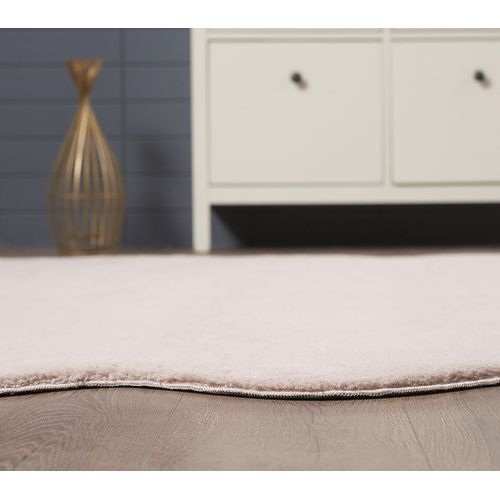 Tapis Relax Shape Antidérapant, Lavable, Rose, 140x200 Cm