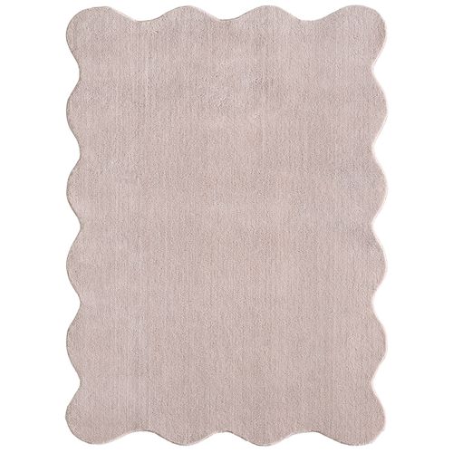 Tapis Relax Shape Antidérapant, Lavable, Rose, 140x200 Cm