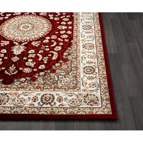 Tapis Dubai Deluxe Oriental Classique, Rouge, 240 X 340 Cm
