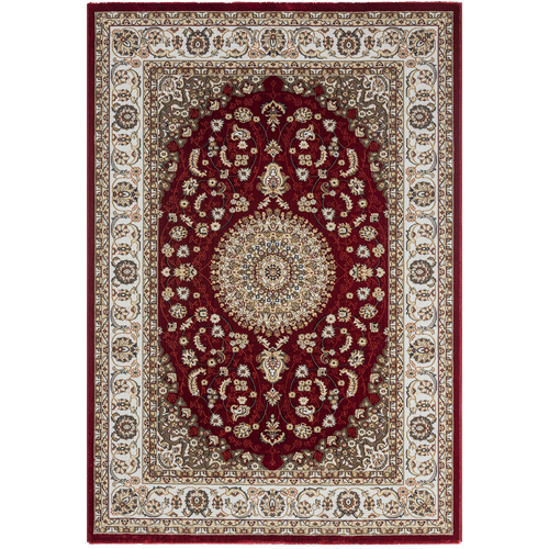 Tapis Dubai Deluxe Oriental Classique, Rouge, 240 X 340 Cm