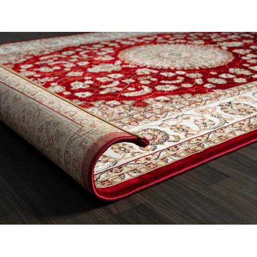 Tapis Dubai Deluxe Oriental Classique, Rouge, 240 X 340 Cm