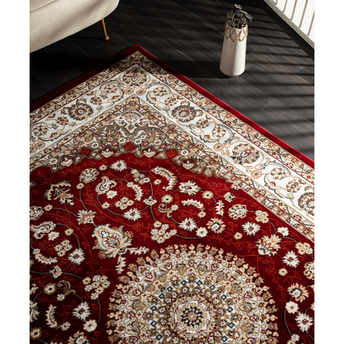 Tapis Dubai Deluxe Oriental Classique, Rouge, 240 X 340 Cm