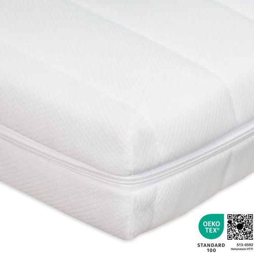 Matelas Mousse Pour Enfants 80x200 cm - Epaisseur 11 Cm Avec Housse Anti-boulochage