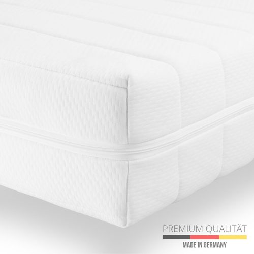 Matelas Mousse 140x220 cm, 7 Zones, Fermeté H2 H3, épaisseur 15 cm Confortable Et Indéformable