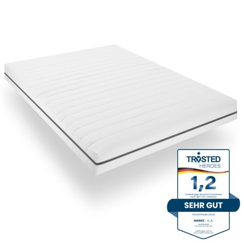 Matelas Mousse 90x220 cm 7 Zones Epaisseur 15 cm H2/H3