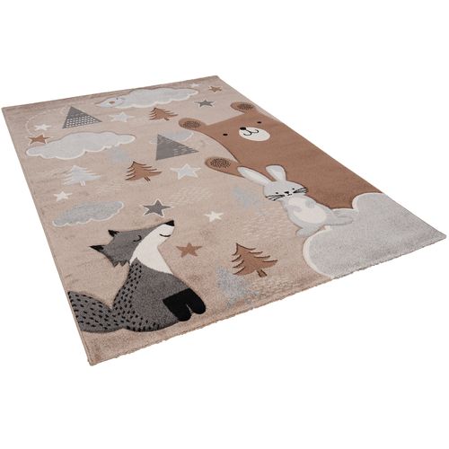 Tapis Maui Kids Pour Enfants Renard Et Ours 200x290cm