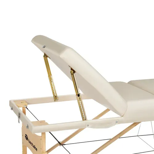 Set De Table De Massage 3 Zones Rembourrage épais 10 Cm Support 250 Kg Beige L191xl70 Cm