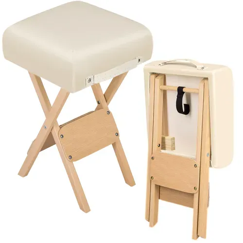 Set De Table De Massage 3 Zones Rembourrage épais 10 Cm Support 250 Kg Beige L191xl70 Cm
