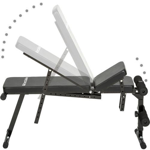 Banc De Musculation Réglable En Hauteur - Dossier 4 Positions, Charge 250 Kg