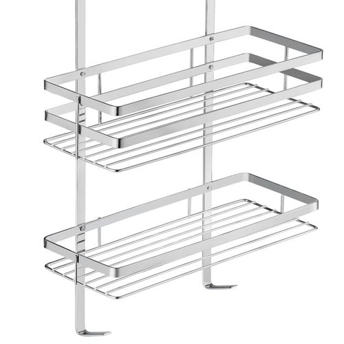 étagère De Douche En Acier Inoxydable Avec 3 étagères, Argent