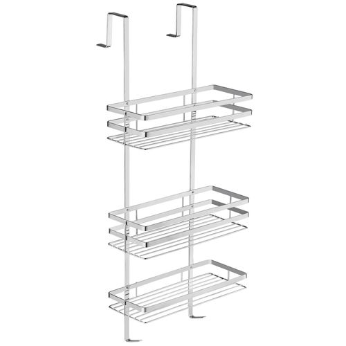 étagère De Douche En Acier Inoxydable Avec 3 étagères, Argent