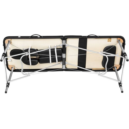 Table De Massage Pliante 3 Zones Rembourrage épais Vinyle Résistant Pliable 210x95 Cm