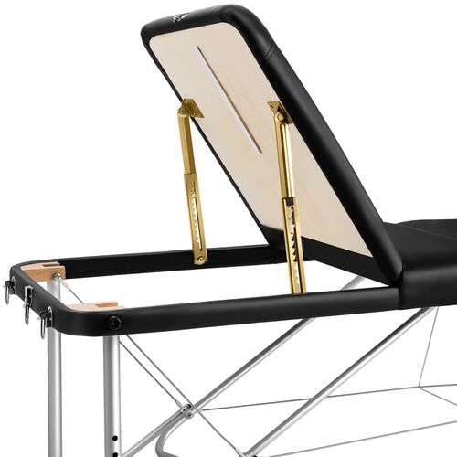 Table De Massage Pliante 3 Zones Rembourrage épais Vinyle Résistant Pliable 210x95 Cm