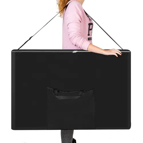 Table De Massage Pliante 3 Zones Rembourrage épais Vinyle Résistant Pliable 210x95 Cm