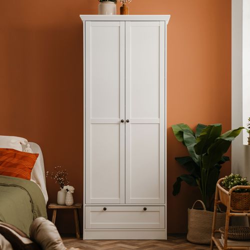 Armoire bonnetière VERRA Blanche
