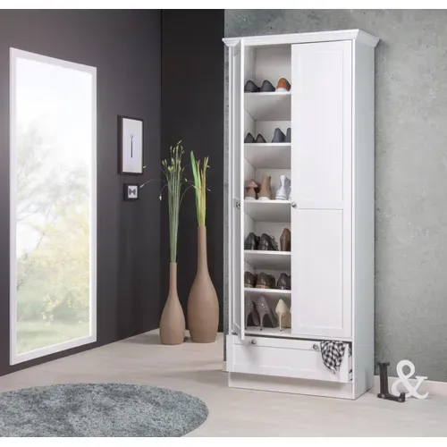 Armoire bonnetière VERRA Blanche