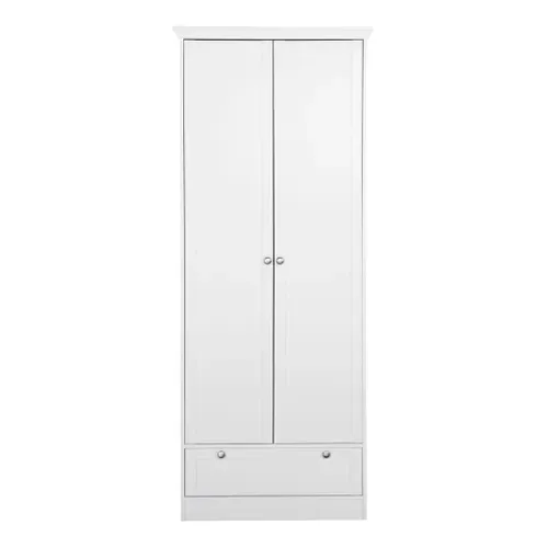 Armoire bonnetière VERRA Blanche vue de face