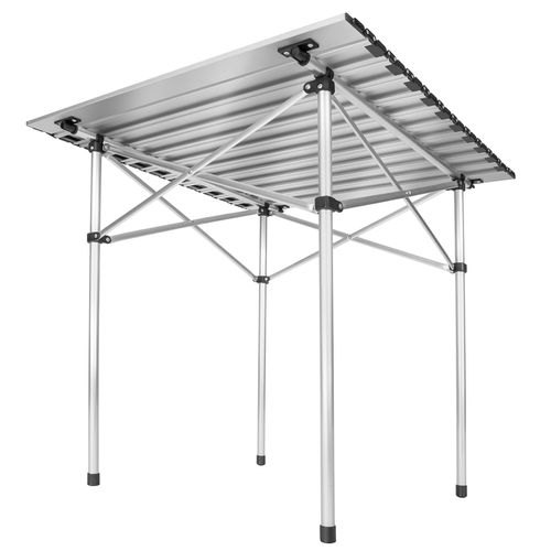 Table De Camping En Aluminium En Aluminium Gris