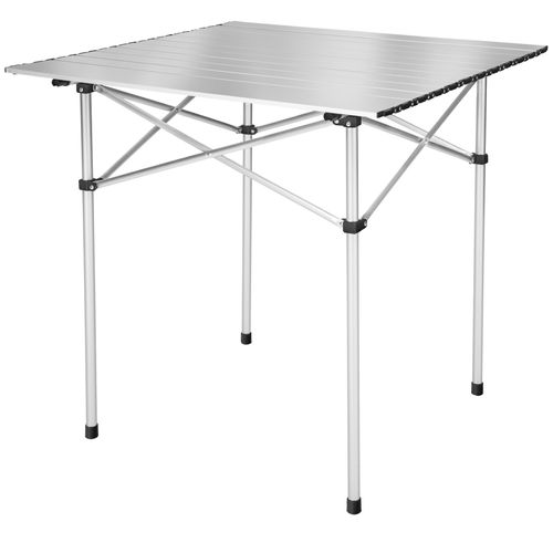 Table De Camping En Aluminium En Aluminium Gris