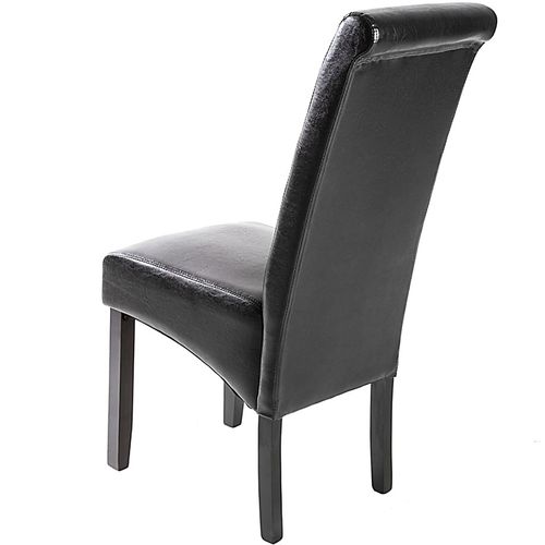 Chaise De Salle à Manger En Matière Synthétique Noir