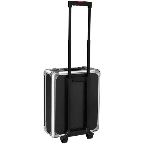 Caisse à Outils En Aluminium 1200 Pièces 4 Niveaux Chariot Verrouillable 37x20x47cm