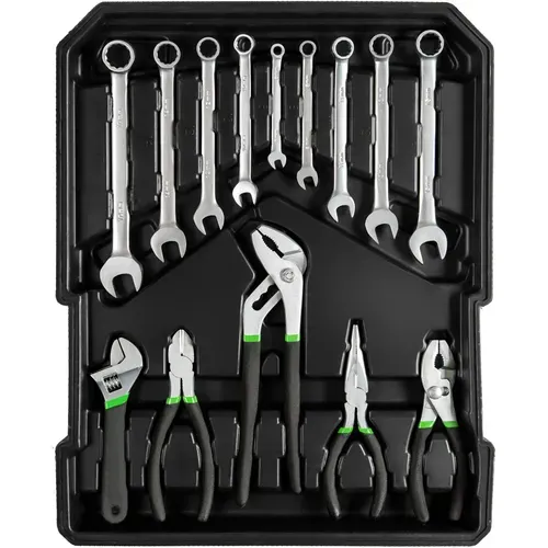 Caisse à Outils En Aluminium 1200 Pièces 4 Niveaux Chariot Verrouillable 37x20x47cm