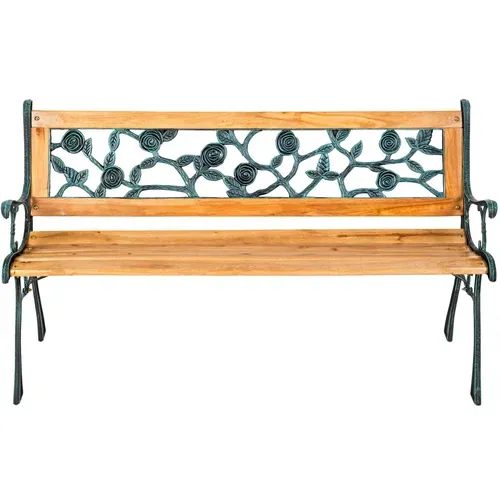 Banc De Jardin Marina En Bois Marron